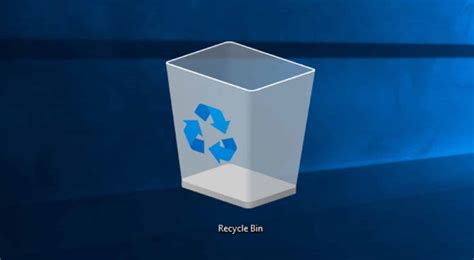 find trash bin on this computer